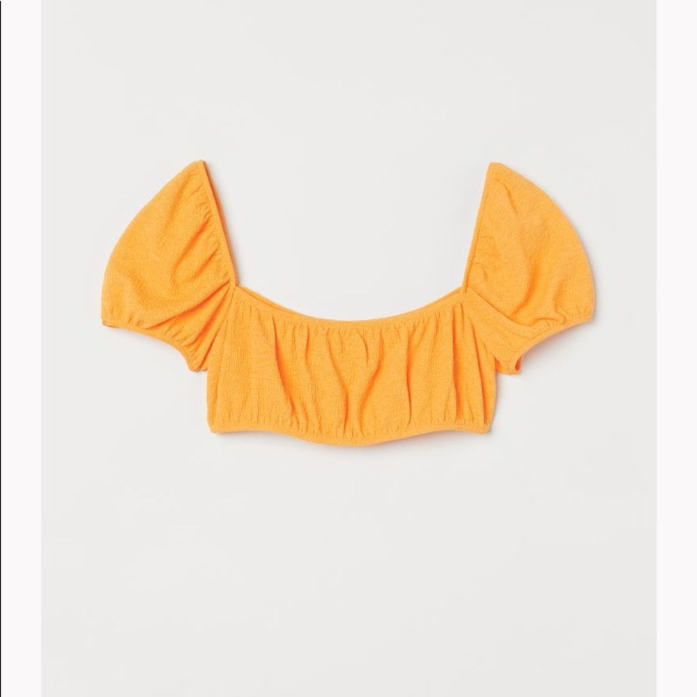 H&M Off the Shoulder Crop Top